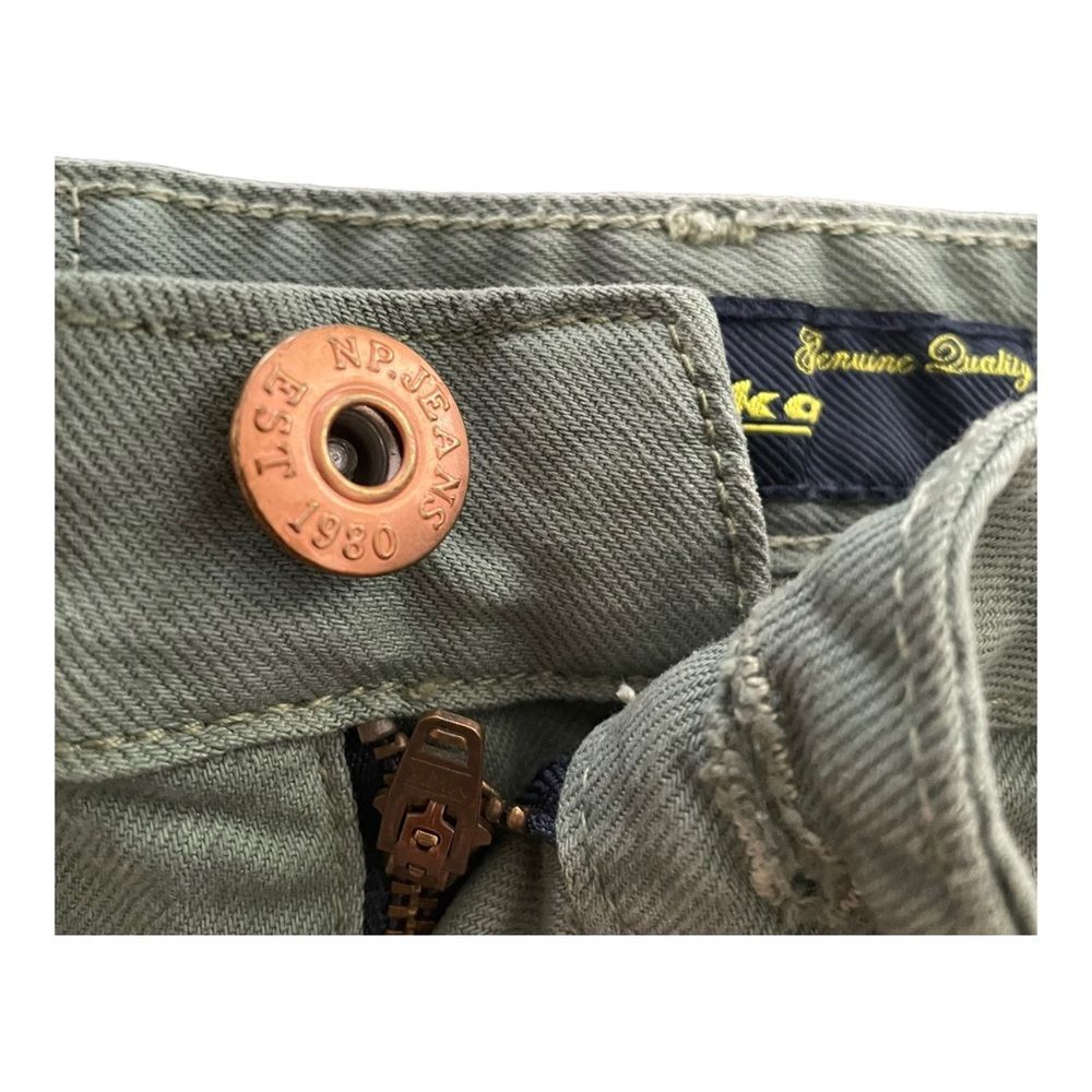 Kaka Premium  Green Denim Jeans Shorts Cut Off Size 28 Women’s. - Picture 5 of 7